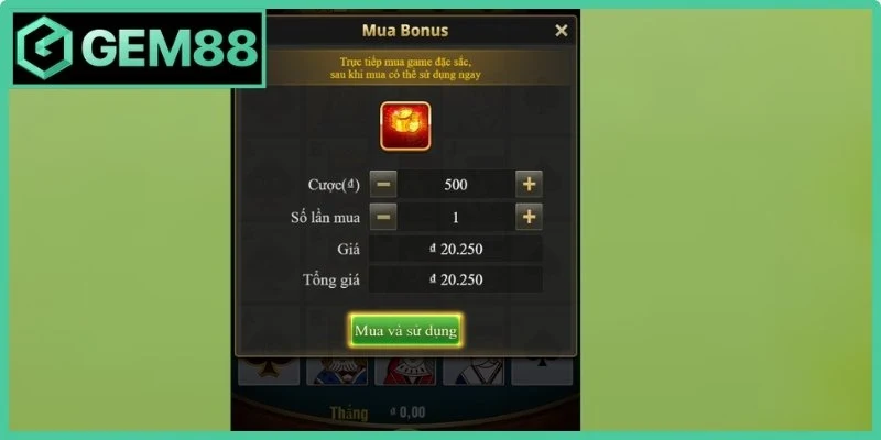 Chuỗi tính năng của Siêu cấp ACE Gem88 mới