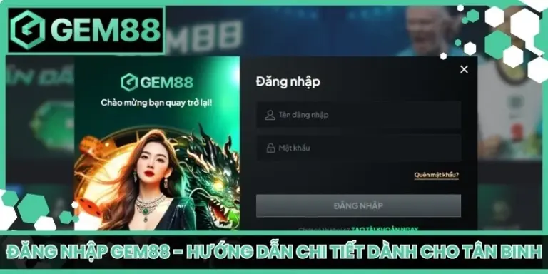 đăng nhập Gem88
