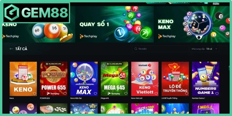 Giải mã sức hút đặc biệt từ sảnh cược xổ số Gem88