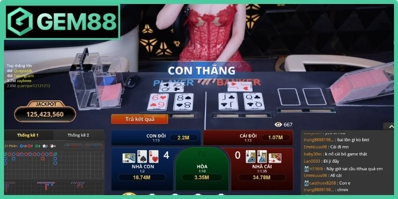 Live Casino Gem88 - Sảnh Đánh Bài Trực Tuyến Đỉnh Cao 3 Mẹo giúp người chơi chọn bàn cược phù hợp