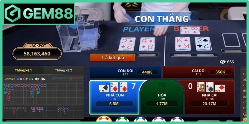 Quy tắc chơi Baccarat Gem88 online cơ bản tân binh cần rõ